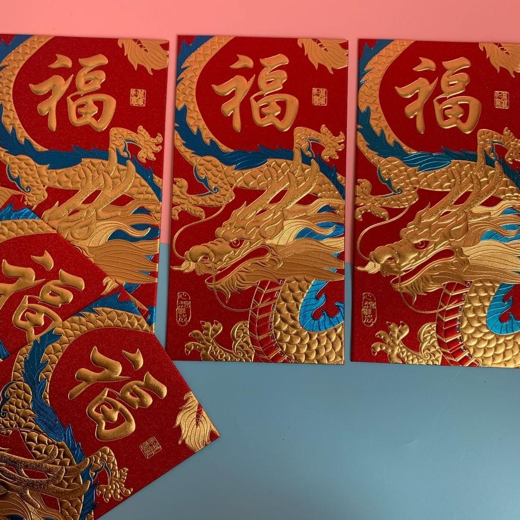 

Premium Angpao Dragon Chinese New Year Sincia Angpau Shio Naga Imlek Tahun Baru Hongbao Hong Bao Amplop Merah Murah Grosir Tebal