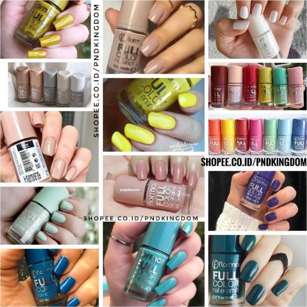 An85 ii-99 (PART 2) FULL COLOR Kutek Halal Flormar ORIGINAL / Cat Kuku Kutek Non Peel Off Premium Vi