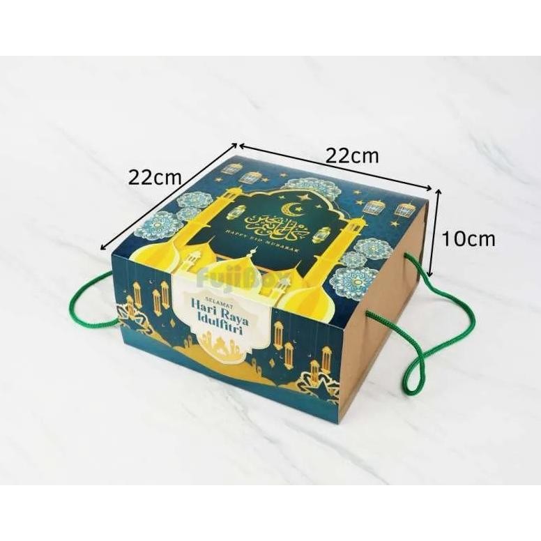 

[10pcs] Box Lebaran / Dus Tart Kotak 22x22x10 / Box Hampers Lebaran