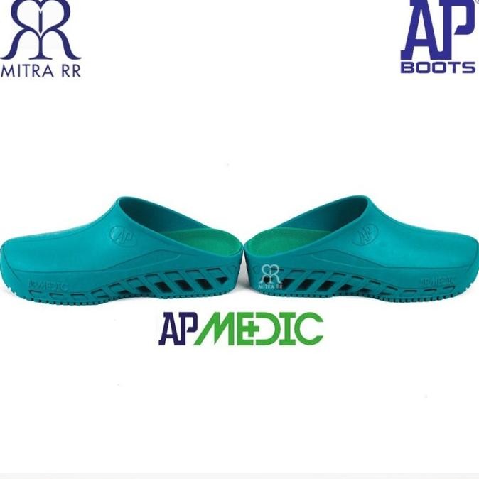 Miliki Ap Boot Ap Medic Sepatu Sandal Medis Karet Pvc Apd Nakes Klinik Sandal