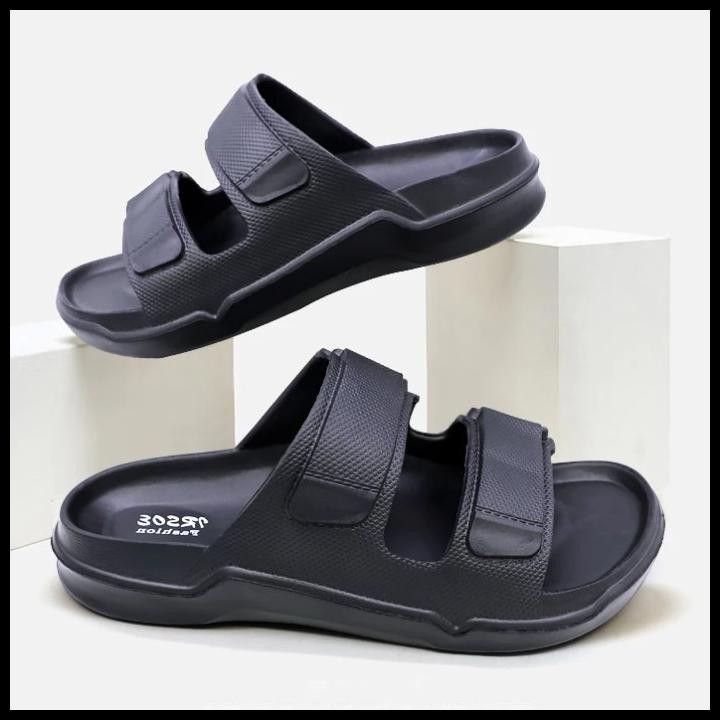 Terlaris Sandal Platform Pria Kekinian Sandal Selop Pria Karet Anti Air Good Quality