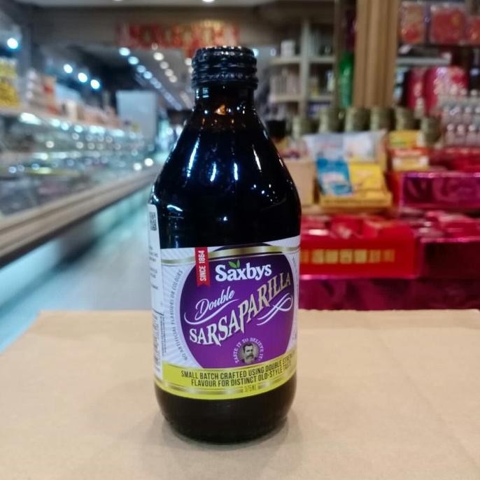 

Saxbys Double Sarsaparilla Soft Drink 375Ml Minuman Soda Sarsaparilla