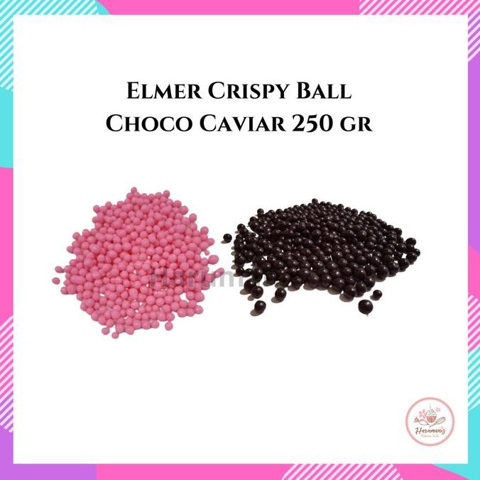 

Elmer Crispy Ball Chocolate Choco Caviar 250gr nUg