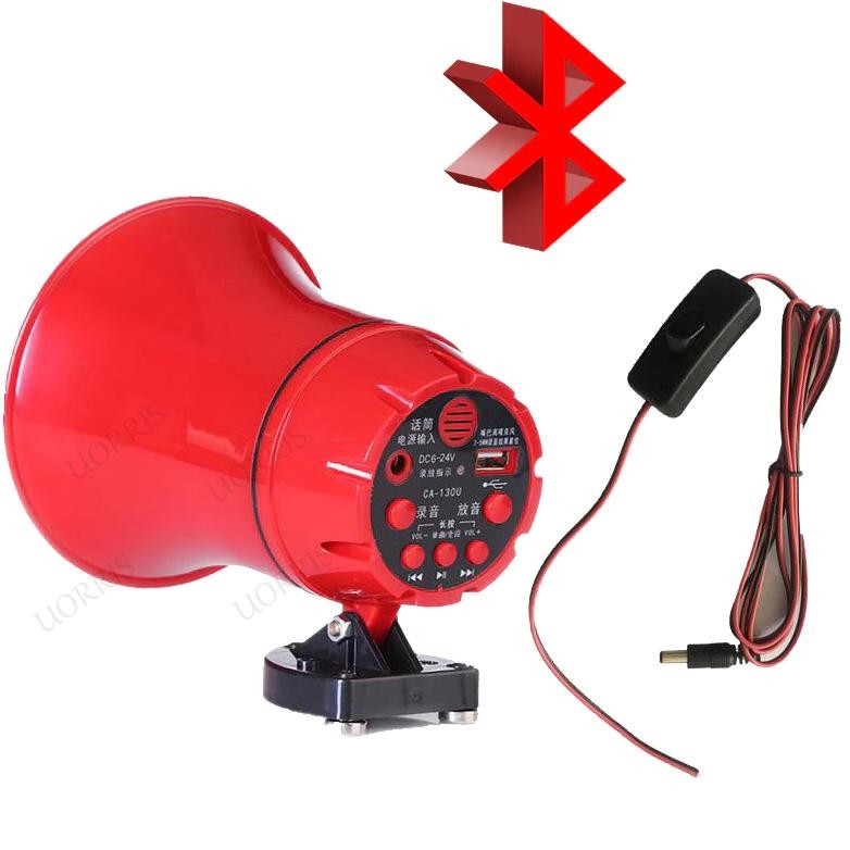 Megaphone Speaker corong Sirine Bisa rekam Suara merk EALSEM ES-22S jualan keliling Toa Speaker Blue