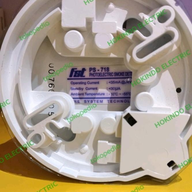 Smoke Detector Fst Ps-718 Photoelectric Smoke Detector Fst Ps-718+Base