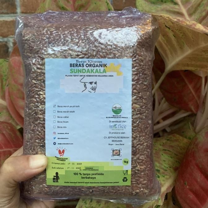 

Beras Merah Organik Sundakala Pecah Kulit nUg