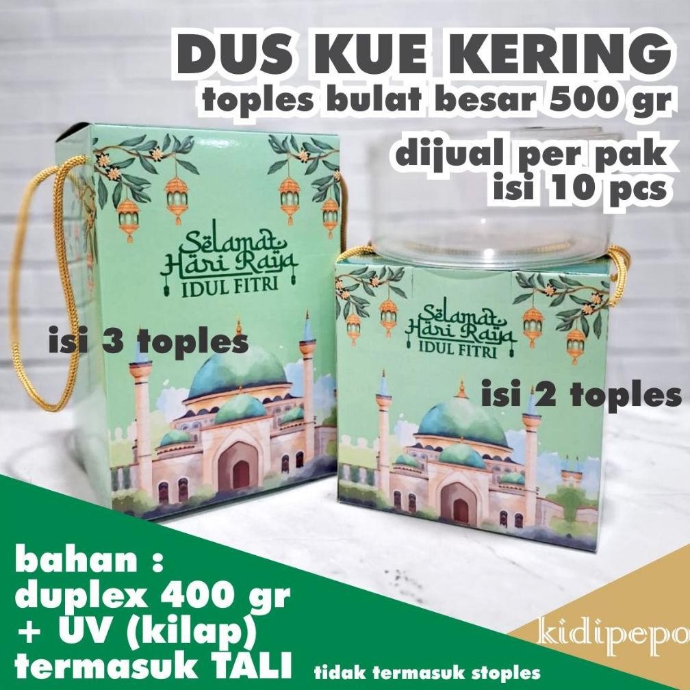 

DUS JINJING KUE KERING TOPLES IDUL FITRI LEBARAN 500 GR (ISI 10)