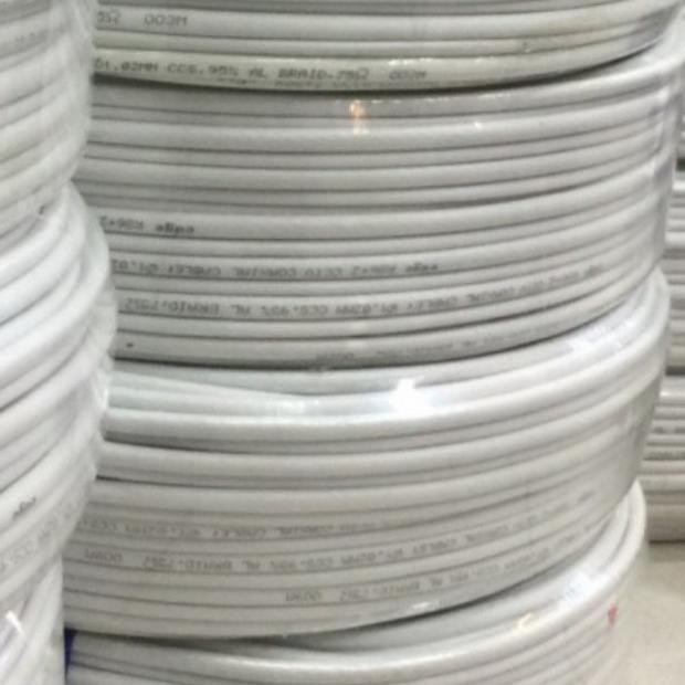 Grosir Kabel Cctv Rg59+P 100M Kabel Rg59+P 100M / Kabel Rg59+P 100M