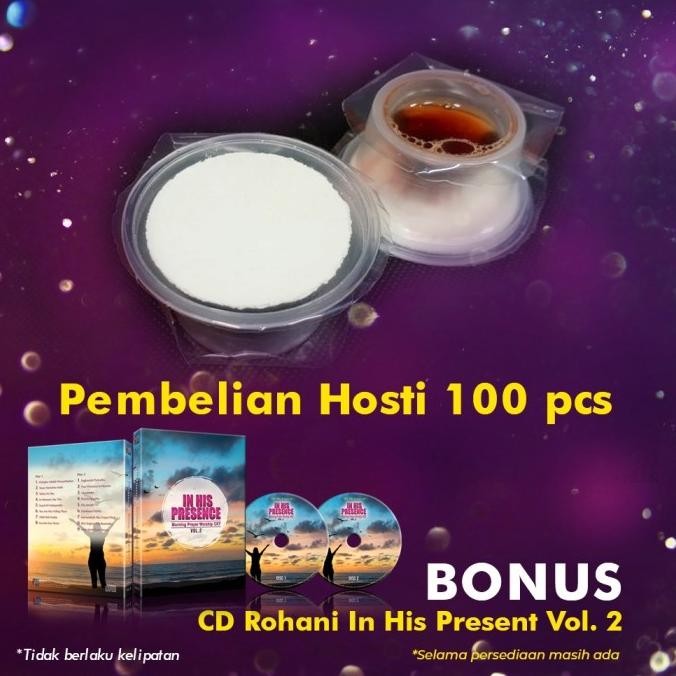 

Hosti / Roti & Anggur Perjamuan Kudus (PROMO) L24T
