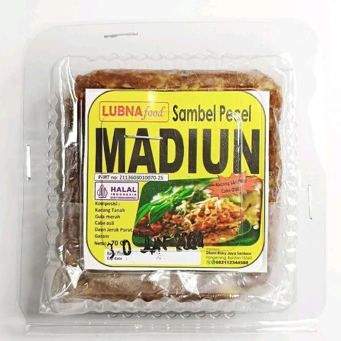 

Sambel Pecel MADIUN LUBNAfood 70Gr nUg