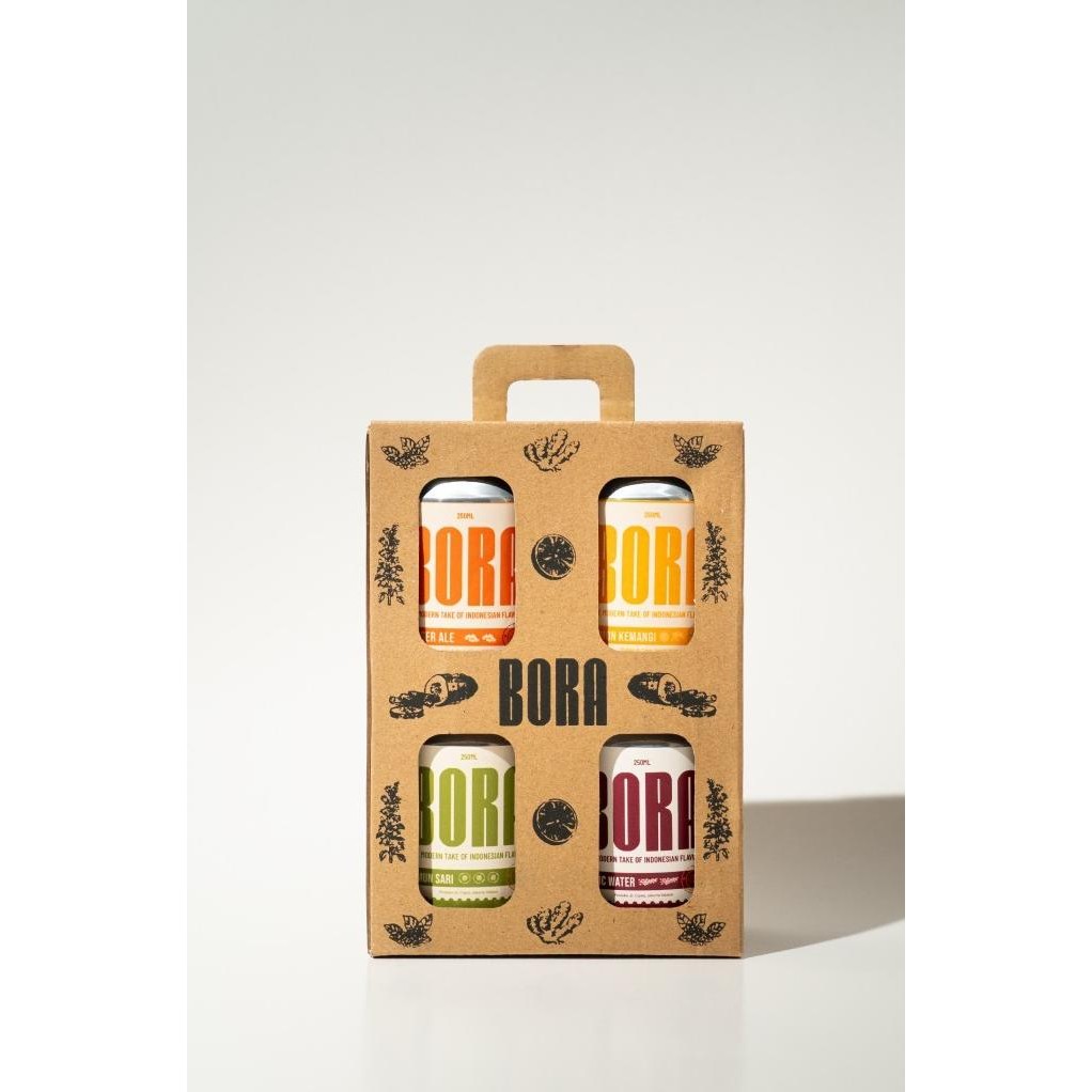 

Bora Soda 4 Flavors Package / Air Minuman Soda Soft Drink Kaleng Terlaris