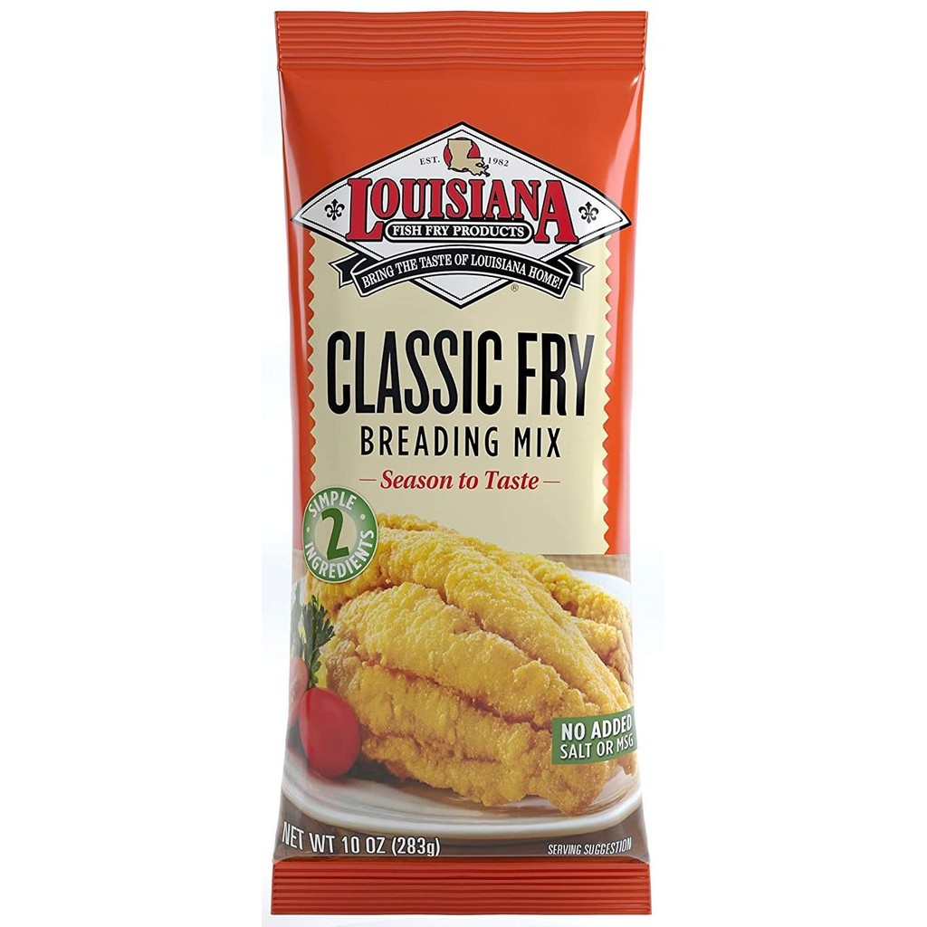 

Bisa Gosend! Louisiana Fish Fry Classic Fry No Msg Tepung Bumbu Ikan 283 Gram