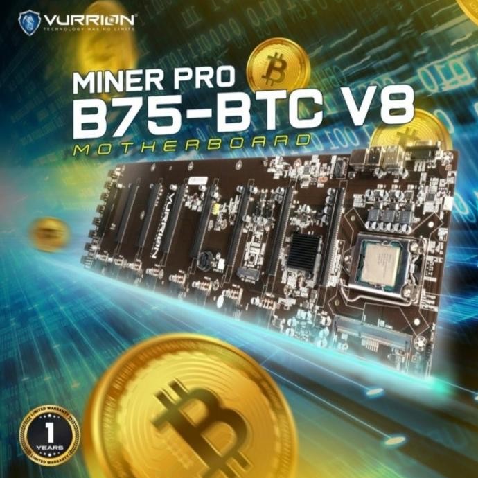 Promo Vurrion B75 Btc V8 Miner Pro - Built-In Celeron Processor