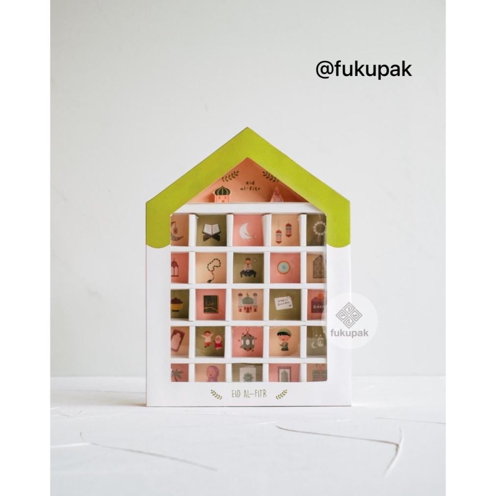

Box Sekat 25 Idul Fitri (10 pcs) dus lebaran kotak nastar coklat mochi