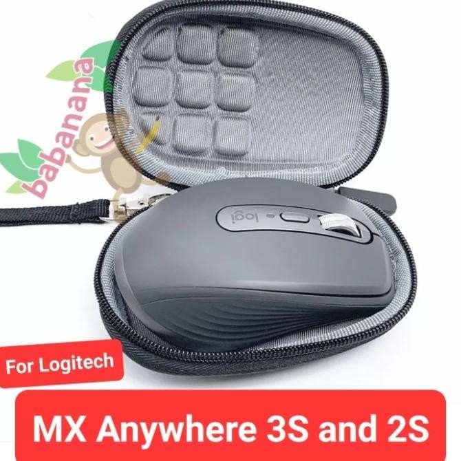 TERSEDIA Pouch mouse Logitech MX Anywhere 2S hard case TIDAK TERMASUK MOUSE