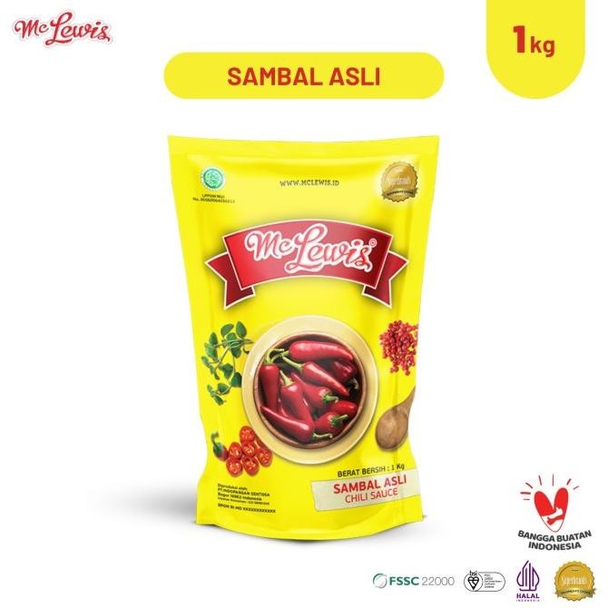 

Mc Lewis Sambal Asli - 1Kg nUg