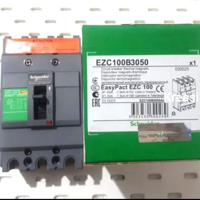 Mccb Schneider Ezc 100B 50A New Stok