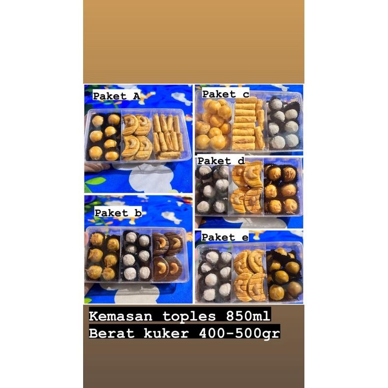 

paket kue kering lebaran homemade