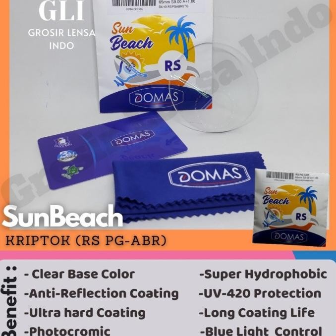 new lensa kacamata kryptok anti blueray photocromic by domas