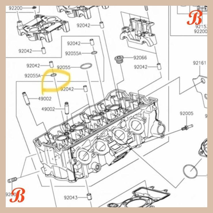 [ALK] O RING ORING SEAL SIL BOSH BOS KLEP ZX25R ZX25 ZX-25R ORIGINAL