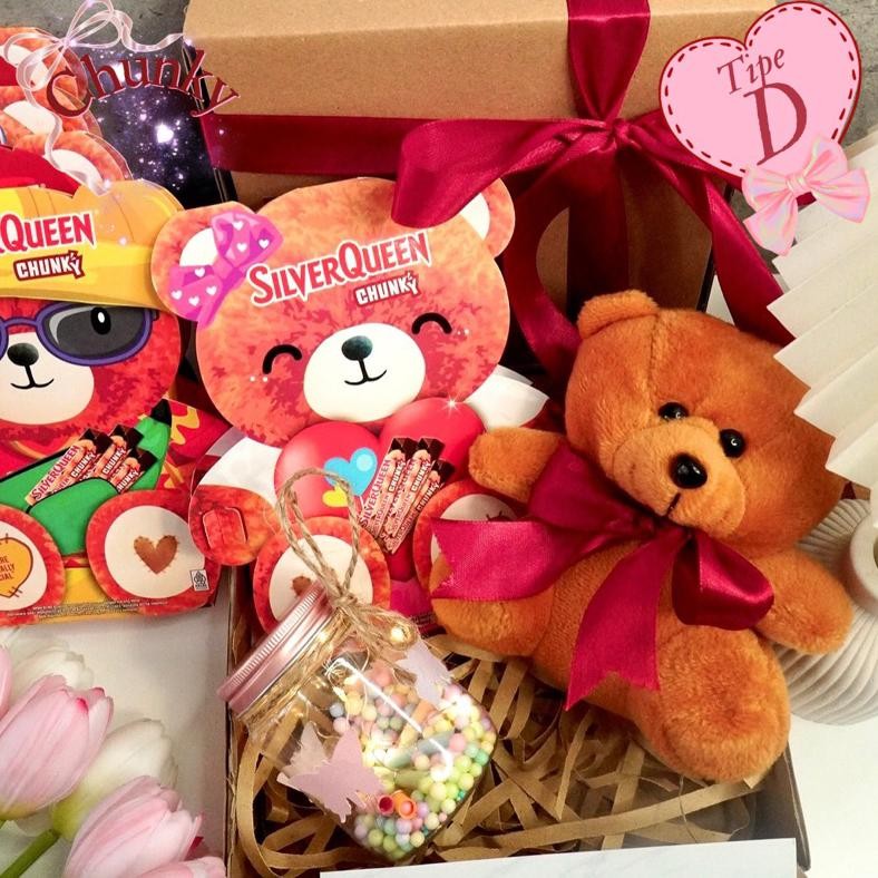 

Hampers Snack Box Cokelat Kado Ulang Tahun Valentine Hadiah Pacar Gift Box Buket Murah Hadiah Wisuda Sempro Anniversary Hari Guru Cewek Cowok Chunky Bear Coklat Beruang Silverqueen Chunky Bar