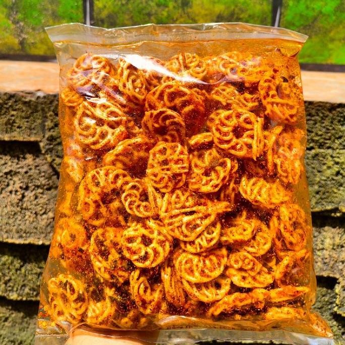 

kerupuk viral Rafael kerupuk pedo kerupuk mawar pedas daun jeruk 500gram Cemilan Food Instan nUg