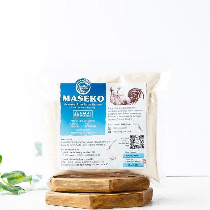 

Refill Maseko Kaldu Ayam Tanpa MSG LINGKAR ORGANIK 100g nUg