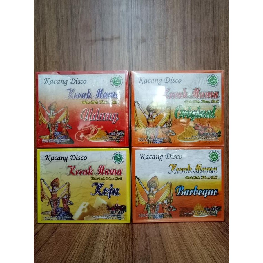 

Kacang Disko KECAK MAMA Khas Bali 200gr (4 varian rasa) nUg