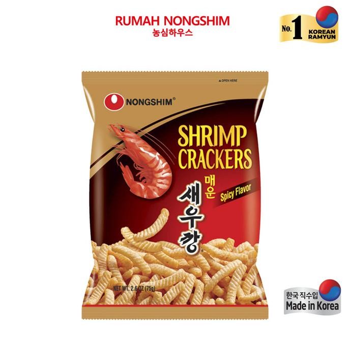 

Nongshim Shrimp Cracker Spicy 75g Made in Korea nUg