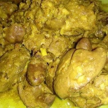 ati ampela ungkep bumbu kuning 5pcs siap goreng nUg