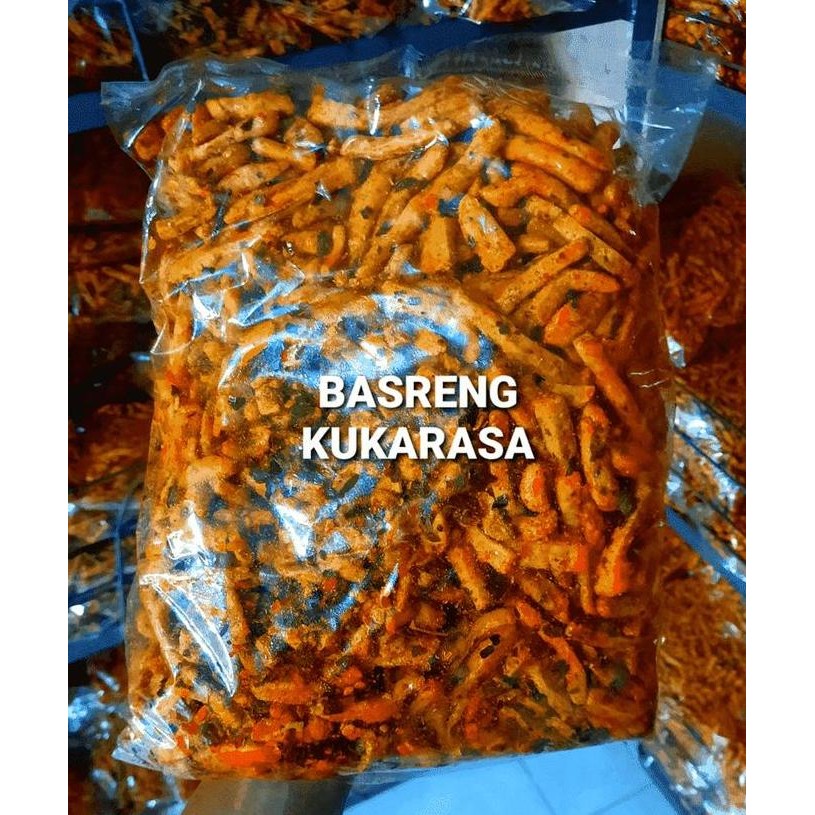 

BASRENG 500 GRAM PEDAS DAUN JERUK (KUKARASA SNACK) Cemilan Goreng nUg