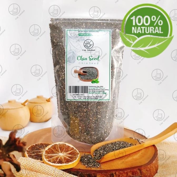 

250gr Black Chia Seed ORGANIK / Rempah / JSR 100% PREMIUM QUALITY nUg
