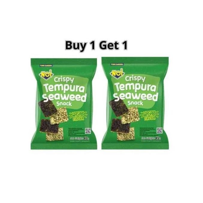 

Buy 1 get 1 Tong Garden Noi Crispy Tempura Seaweed Snack 45GR nUg