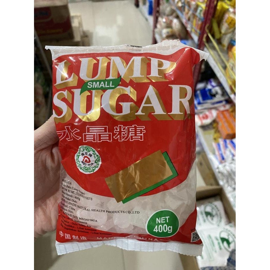 

Gula Batu Kristal Kecil China Lump Sugar 400 gr Hangzhou Brand Cina nUg