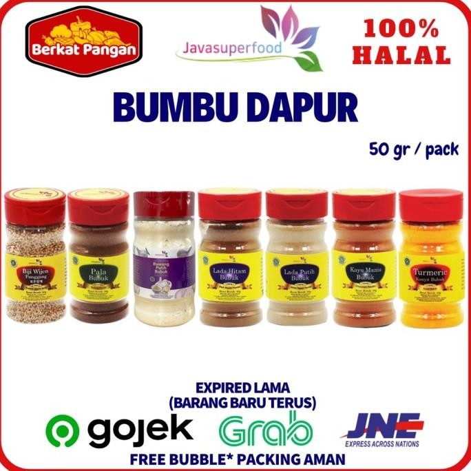 

Bumbu Bubuk Bawang Putih/Lada Hitam /Lada Putih/Kunyit/Biji Wijen nUg