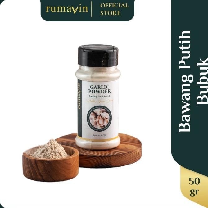 

Rumavin - Premium Rempah Garlic Powder / Bawang Putih Bubuk Botol 50gr nUg