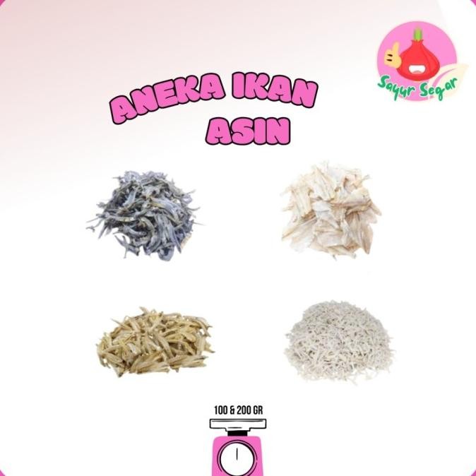 IKAN ASIN/IKAN TERI MEDAN/JAMBAL ROTI/IKAN ASIN GABUS/IKAN ASIN TIPIS nUg