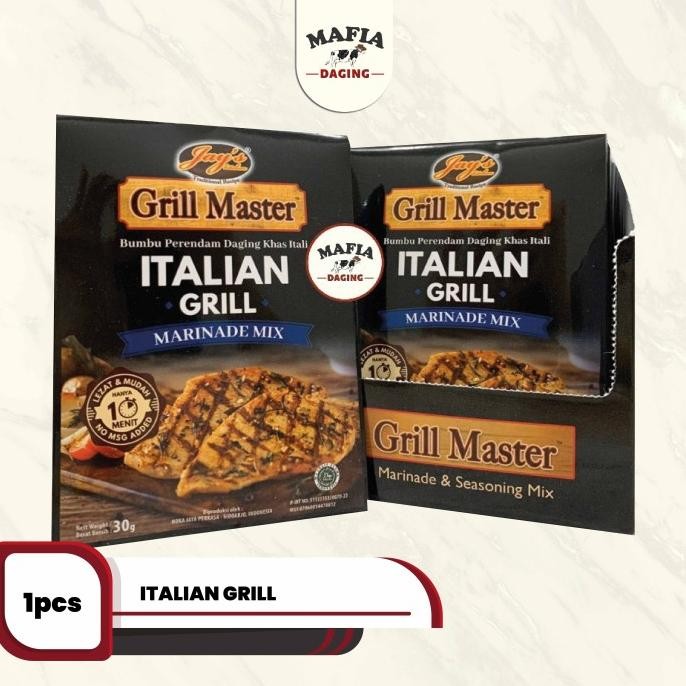 

Marinade Mix Jay's Grill Master Italian Grill - HALAL - Harga Spesial! nUg