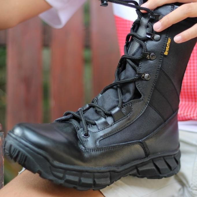 SEPATU PDL TNI POLRI KULIT ASLI ANTI AIR PAKAI SLETING BROTRHER GEN 6