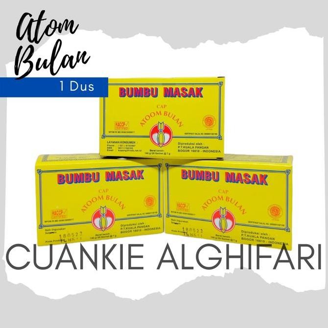 

Bumbu atom bulan 1 dus lebih murah, enak dan gurih.. nUg