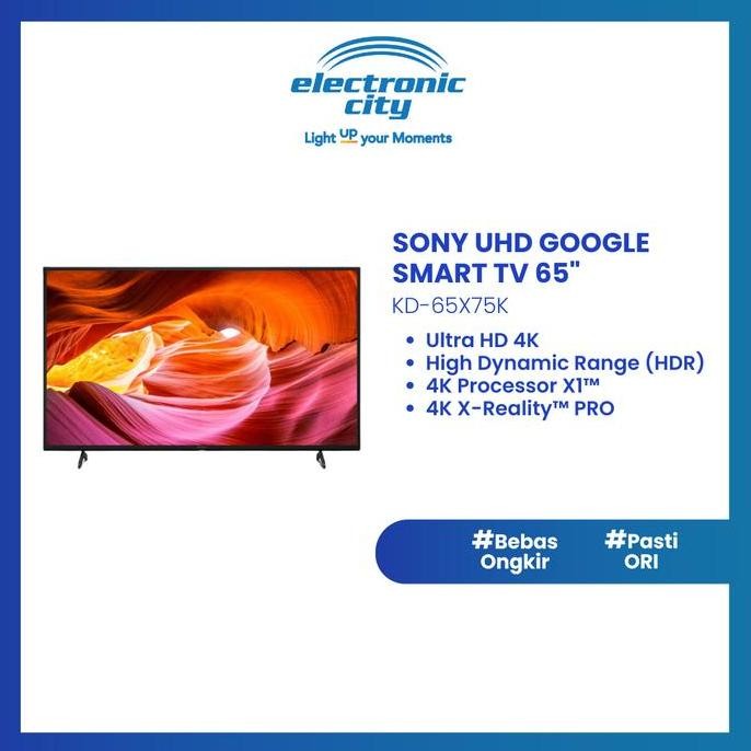Sony 65 Inch Smart TV UHD - KD-65X75K