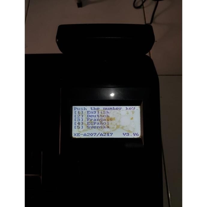 Mesin kasir Sharp XE-A207 ( Bekas 70% ) Black