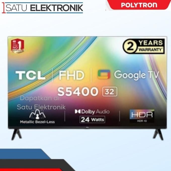 Smart TV TCL 32 S5400 FHD Bezeless 32S5400 WIFI