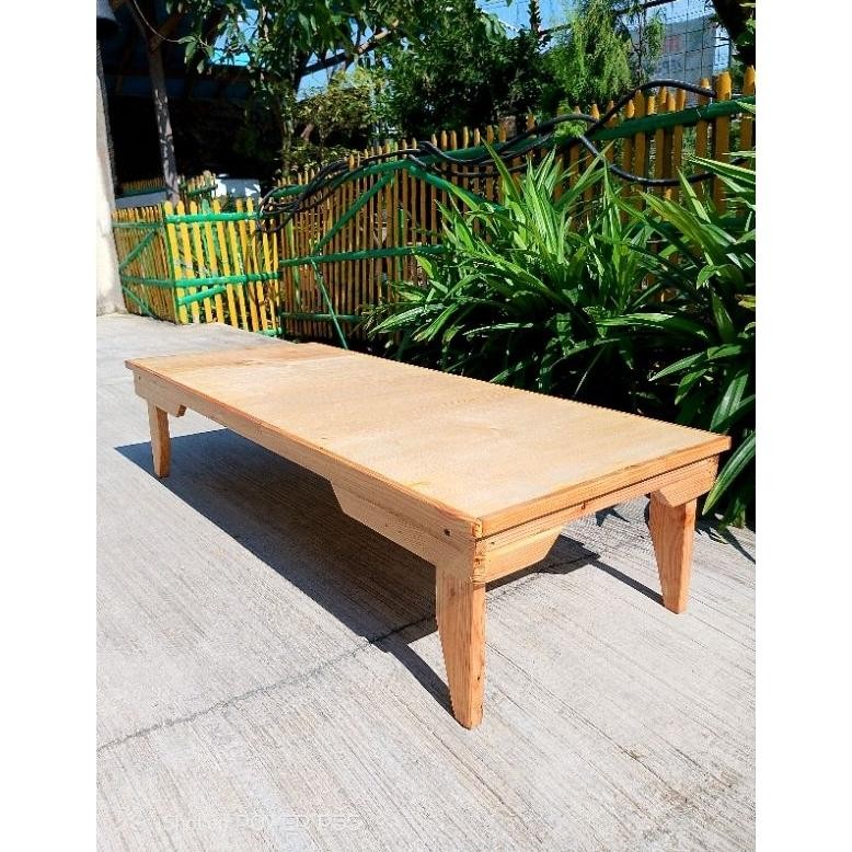 

MEJA LESEHAN JUMBO PLT 125X50X30 | READY! BISA CUSTOM UKURAN