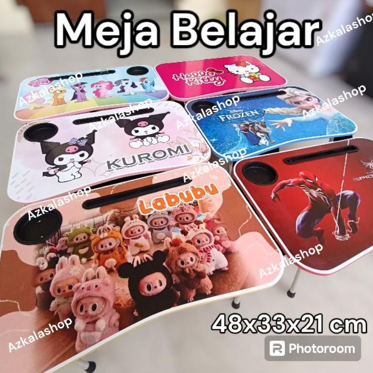 

( TERLARIS ) MEJA BELAJAR LIPAT KARAKTER / MEJA LIPAT UNTUK ANAK