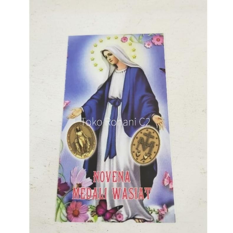 er-79 GV23 Lembar Doa Novena Medali Wasiat - Kartu Doa Medali Wasiat - Kaplet Doa Medali Wasiat - Ka
