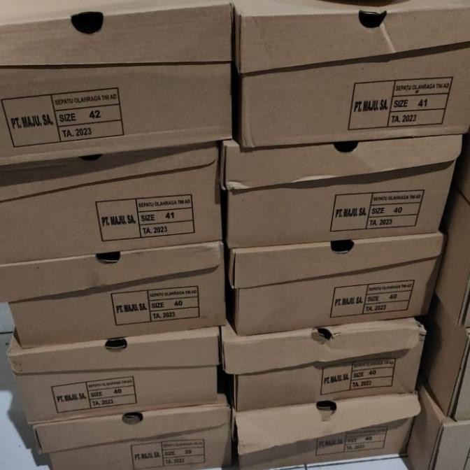 Sepatu olah raga jatah TNI ad terbaru