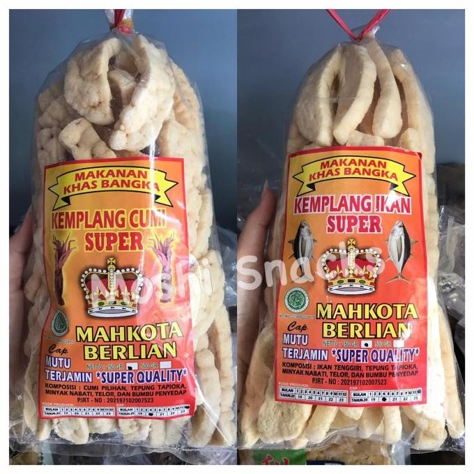 

Sale Kerupuk / Kemplang Stick Ikan Cumi Cap Mahkota Berlian Asli Bangka