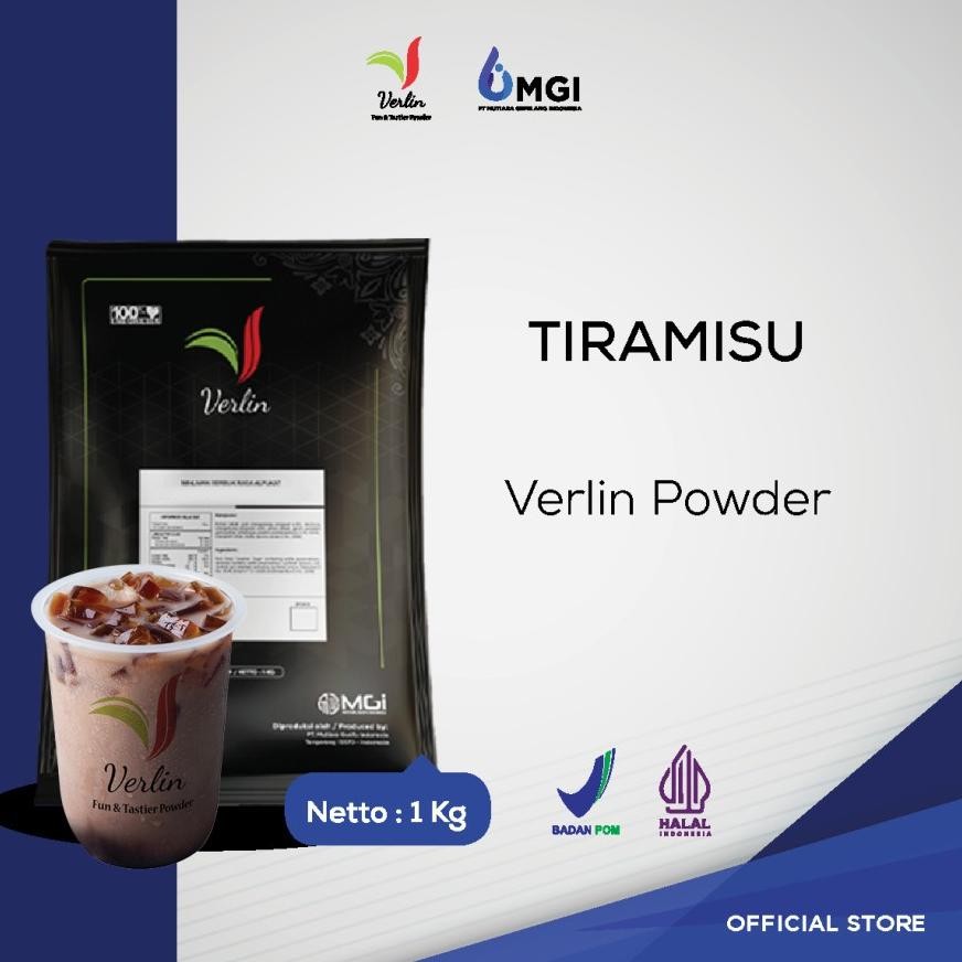 

BYP-27 wwr-76 Bubuk Minuman Verlin drink powder TIRAMISU 1kg Original Berkualitas