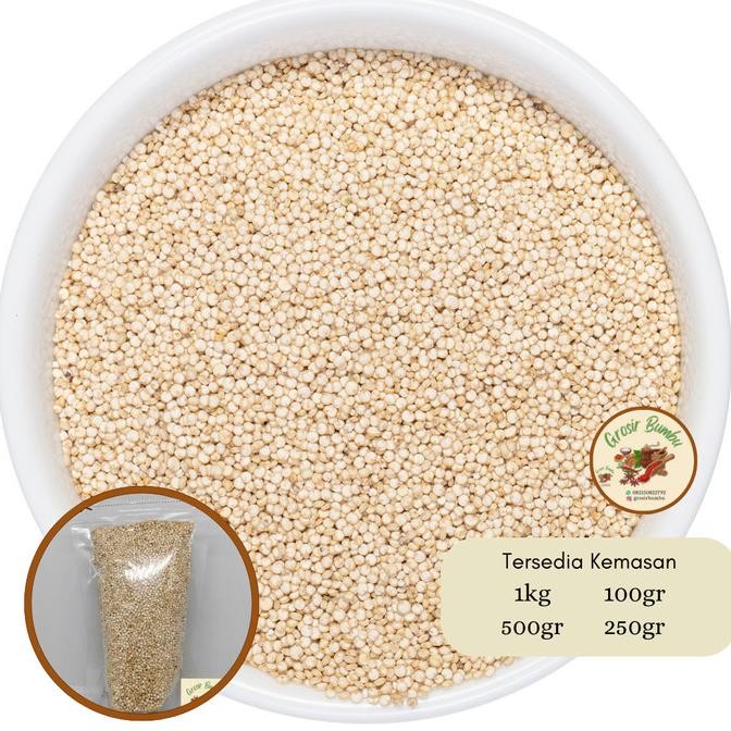 

Murah Organic Quinoa White - 500Gram / White Quinoa Organic / Biji Quinoa